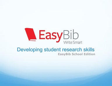 Easy bib school edition executive summary