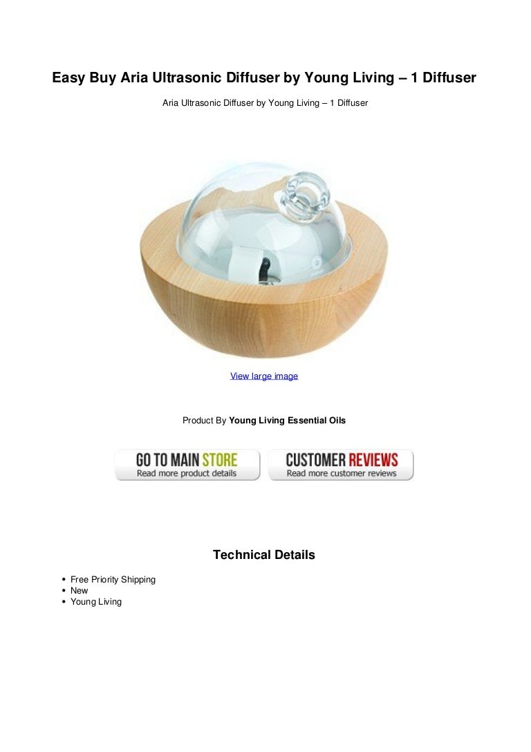 Easy buy aria ultrasonic diffuser by young living 1 diffuser