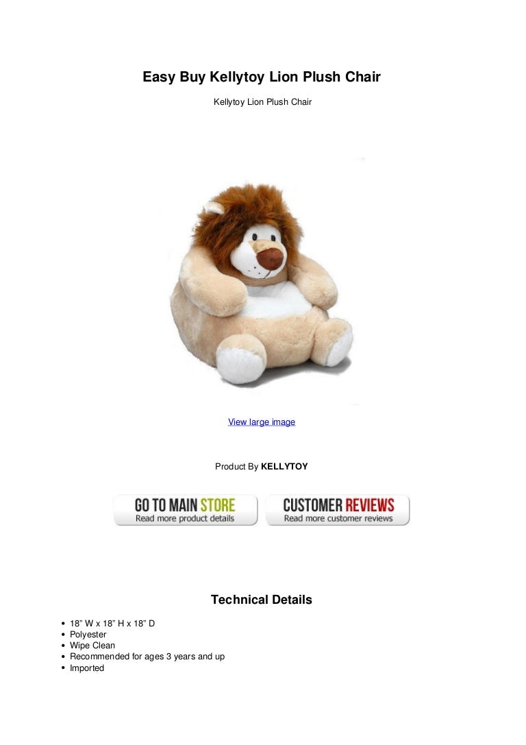 kellytoy plush chair