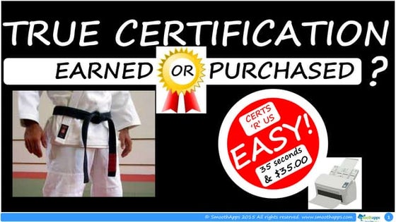 True Agile Certifications - Purchased or Earned...?