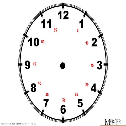 Easy clock to help learn time | PDF