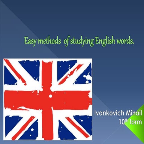 Easy methods studying of english words (2)