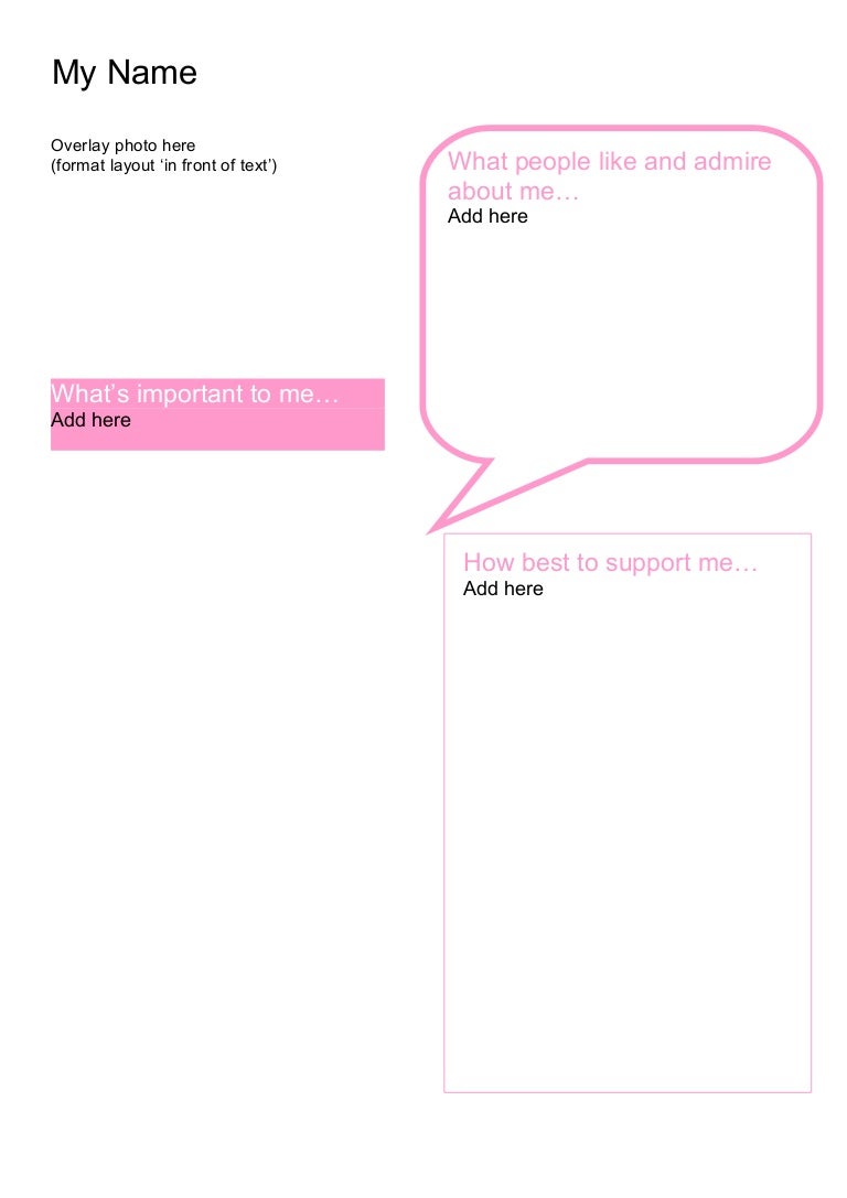 Easy one page profile template 2