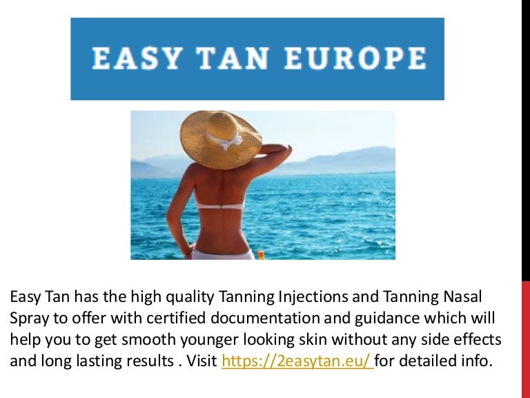 Easy Tan Melanotan 2 nasal spray and Injections