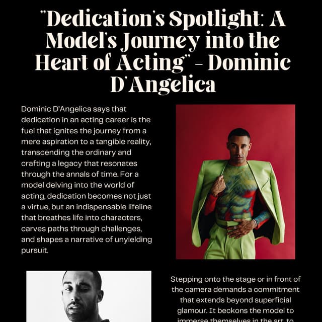 Dominic D’Angelica - The Theatrical Tango, A Deep Dive into My TV ...