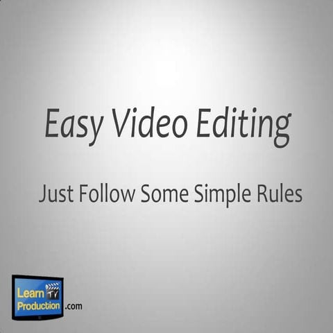 Easy video editing