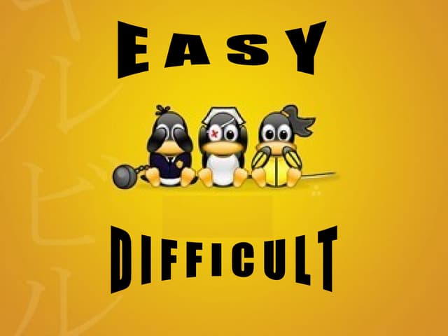 Easy Vs Difficult