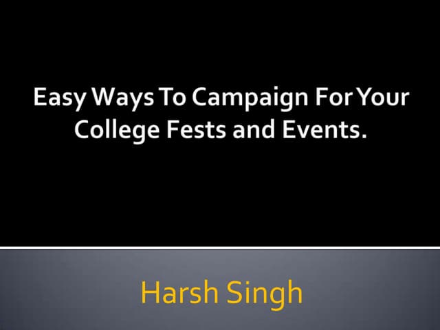 Easy Ways To Campaign For Your Coll...