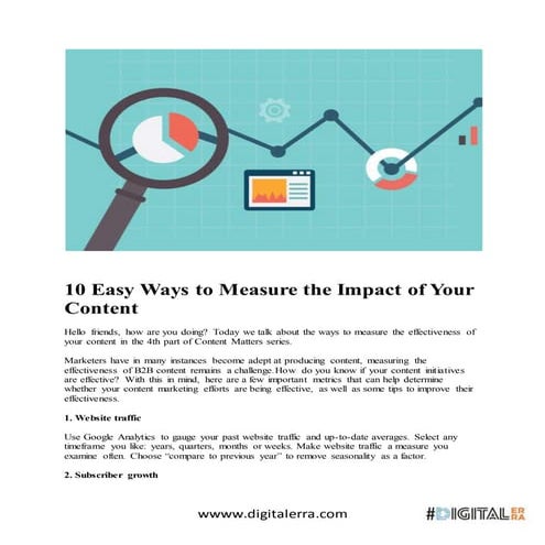10 Easy Ways to Measure the Impact of Your Content
