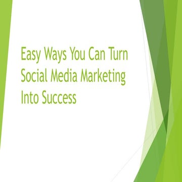 Easy ways you can turn social media marketing