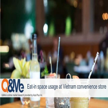 What do Vietnamese eat at eat-in of convenience stores?