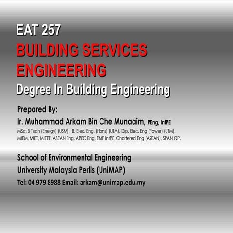 EAT257 Building Services