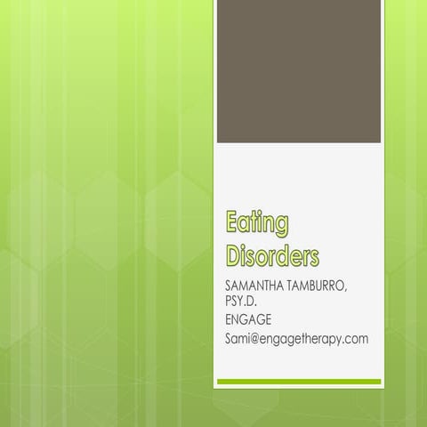 Eating Disorders