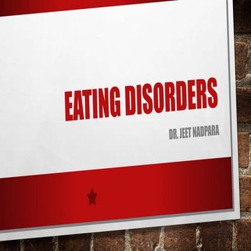 Eating disorders