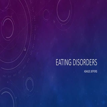 Eating disorders