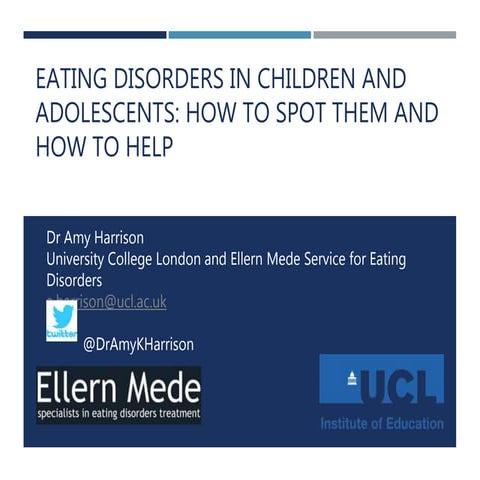 Eating disorders in children and adolescents
