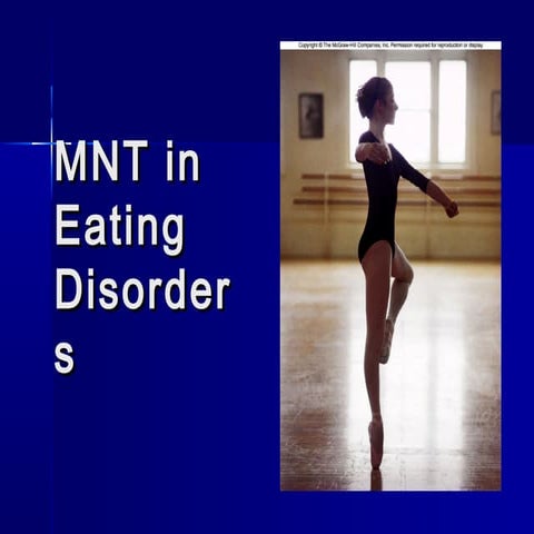 Eating disorders lecture