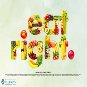 Eating Healthy : A Detailed Guide