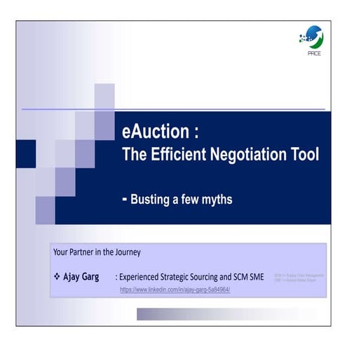E auctions myths &amp; realities