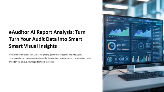 eAuditor AI Report Analysis Turn Your Audit Data into Smart Visual Insights with eAuditor Audits and inspection