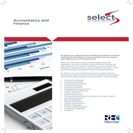 Accountancy and finance