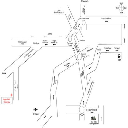 JU Location Map help you to reach us