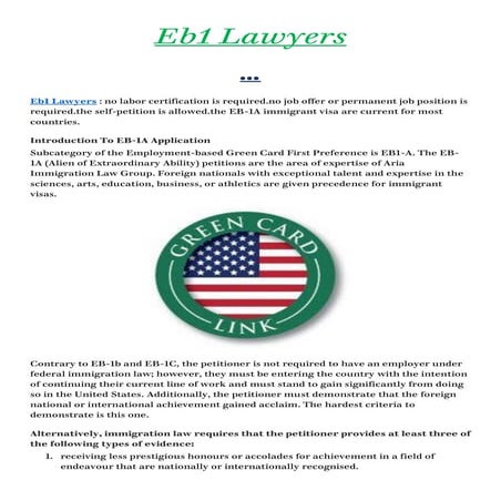 Boost Your EB1A Success Rate Expert Opinion Letter Strategies That Work ...