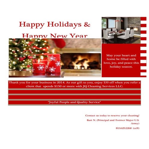 holiday mailer for email DOCX