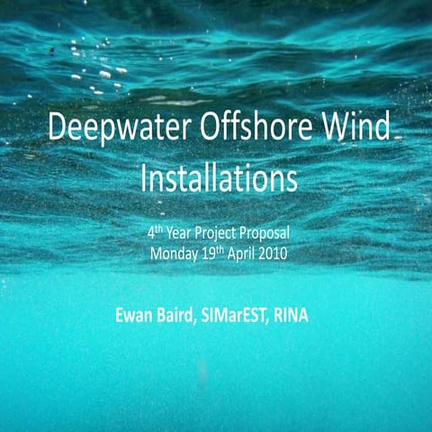 4th Year Project Proposal Presentation