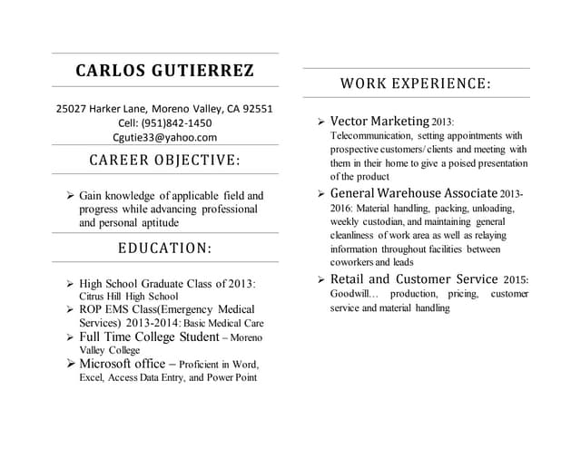 Resume