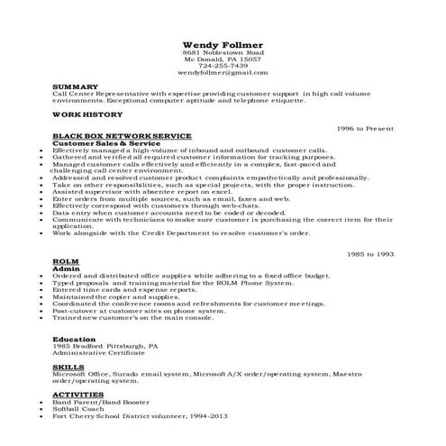 The Wendy'S Resume Online: The Ultimate Guide - ypzyo78