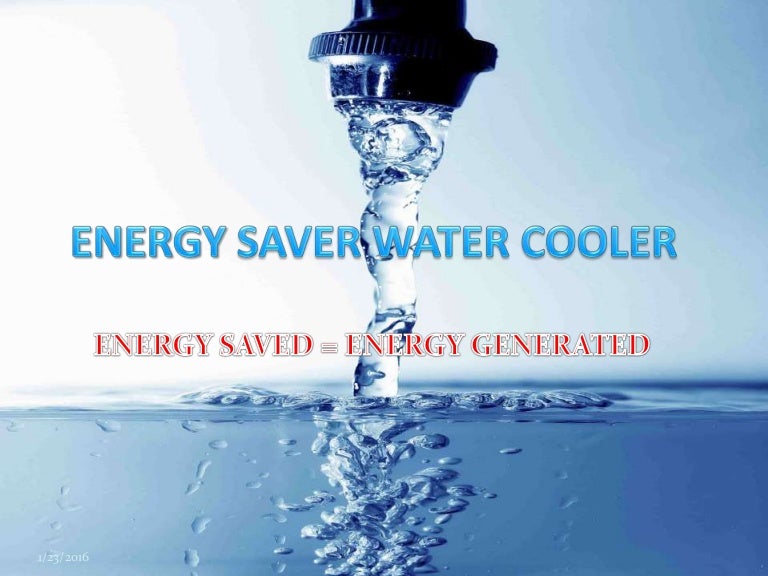 Energy saver water cooler