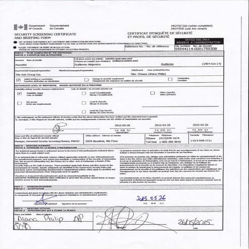 Security Clearence and reliability status | PDF