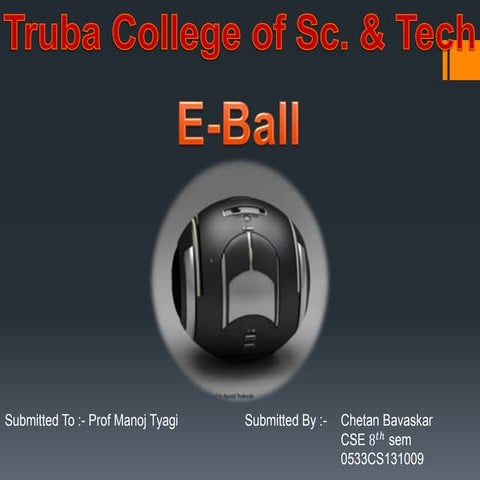 E ball seminar