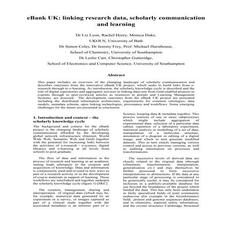 E bank uk_linking_research_data_scholarly