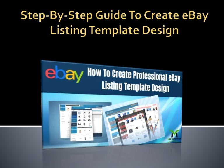 Step By Step Guide To Create Ebay Listing Template Design