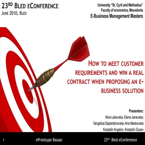 E-prototype bazaar - Makedonija