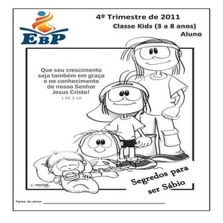 EBD 4º Trimestre Classe Kids - Segr...