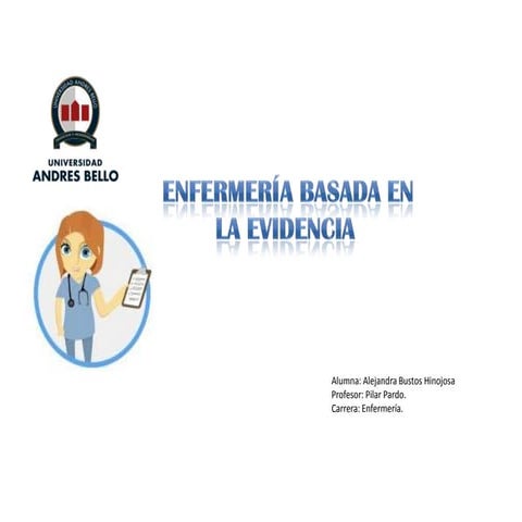 Enfermería basada en la Evidencia.