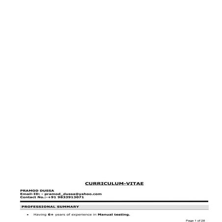 Software tester_6+ yrs of experience