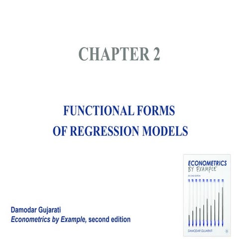 THE LINEAR REGRESSION MODEL: AN OVERVIEW | PPT