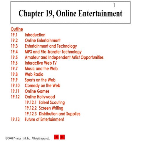 E-Entertainment | PPTX