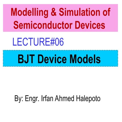 Eber model of a transistor and other models