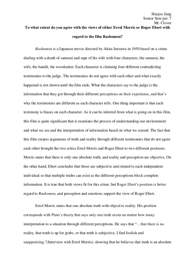 The day i told the absolute truth essay picture