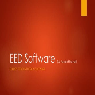 EED Software  Products