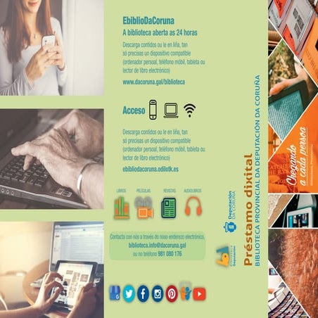 A EbibliodaCoruna. Préstamo dixital da Biblioteca Provincial da Deputación da Coruña