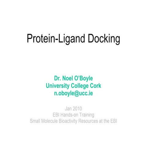 Protein-Ligand Docking