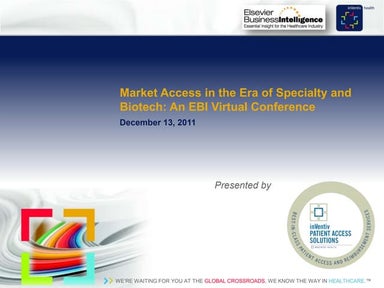 EBI inVentiv Market Access Virtual Conference