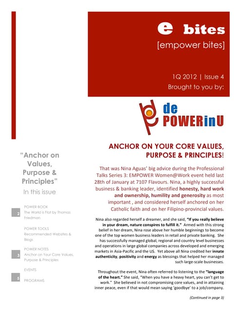 E bites newsletter | Issue4 | Feb 2012