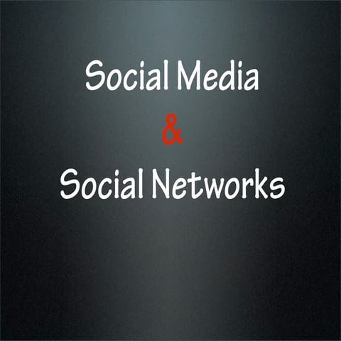 Social Media & Networking